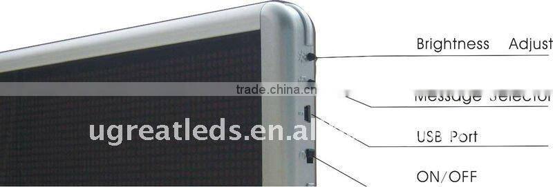 Mono Green Led Scrolling Message Display