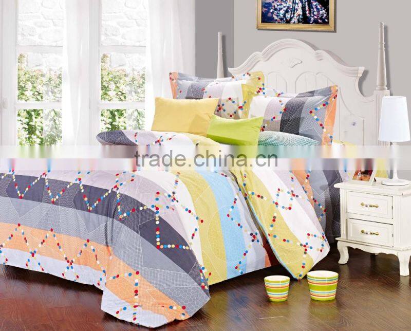 2015 top fashion design pigment printing percale polycotton fabric for bedding set/trade assurance/cheap price/high quality
