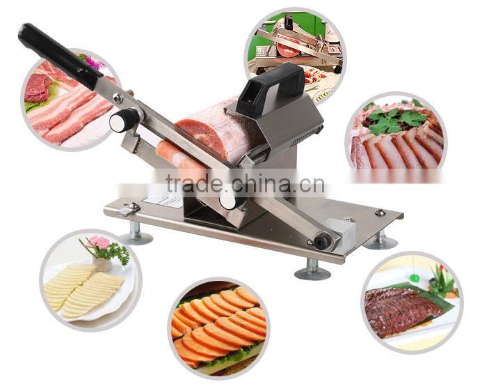 Manual Frozen beef rolls machine