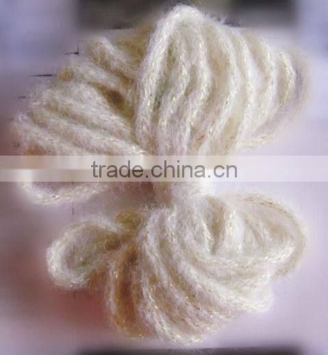 tape tube yarn fancy yarn for knitting