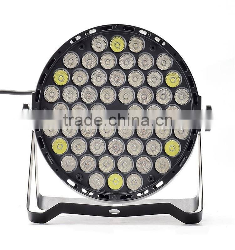 54X3W LED DJ PAR Light RGBW 162 Watt DMX 512 Stage Lighting Disco Projector