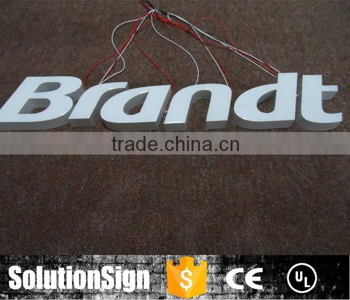 Customized advertising led big letter lighted sign