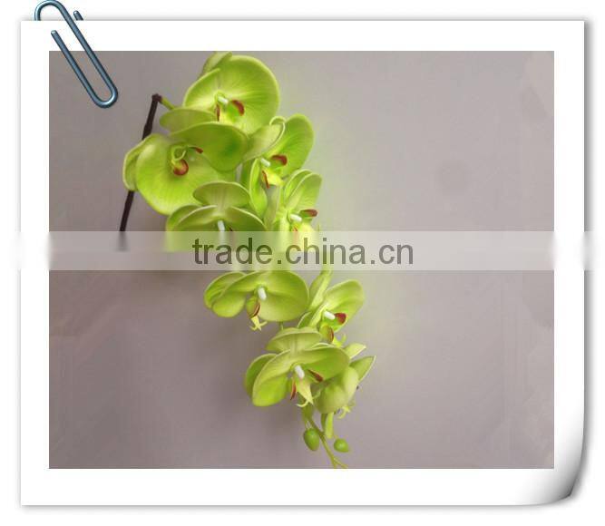 Tianjin factory wholesale pink PU artificial orchid