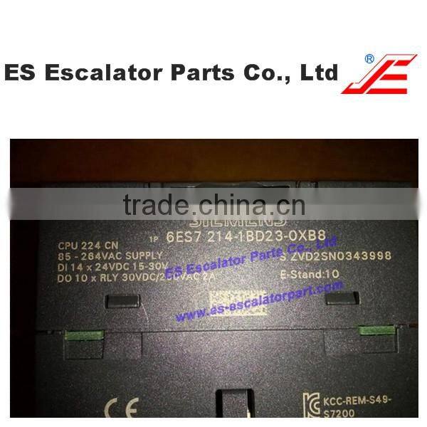 8800900161 , 224CPU , 14IN , 10OUT , 6ES7214-1BD23-0XB8 , Escalator PLC for Siemens , Thyssen