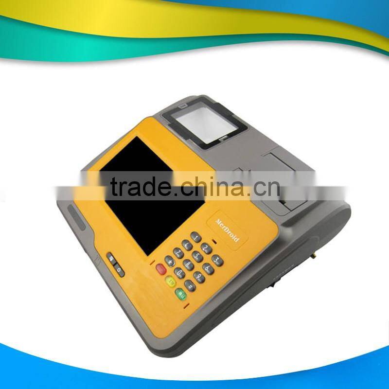 Newest arrival!!! 7 inch touch screen pos machine with android running system------Gc039D