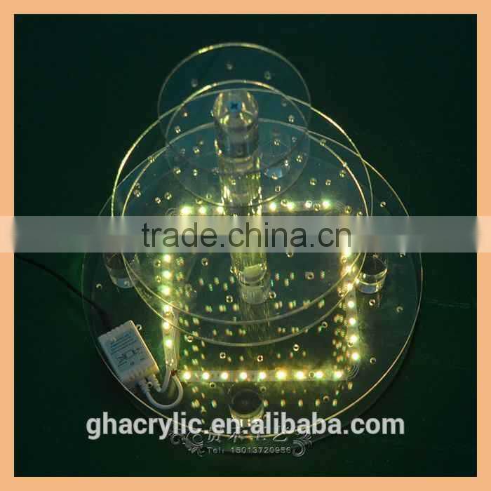 L002, Round shape Multilayer LED light lollipop dispaly rack