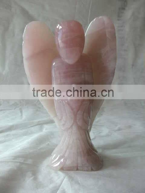 50mm Rose quartz angel wholesale