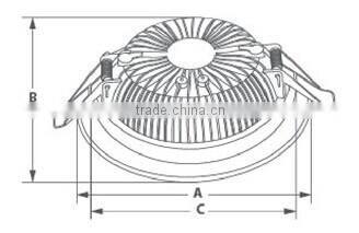 2015 led downlight cct change by switch