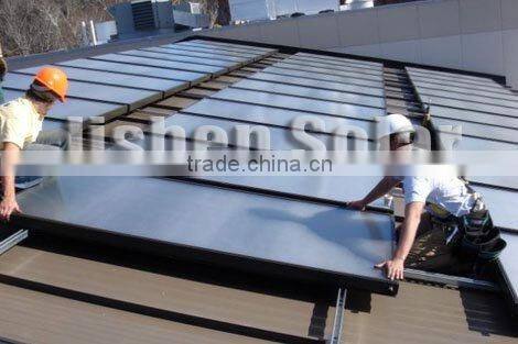 Solar flat panel collector