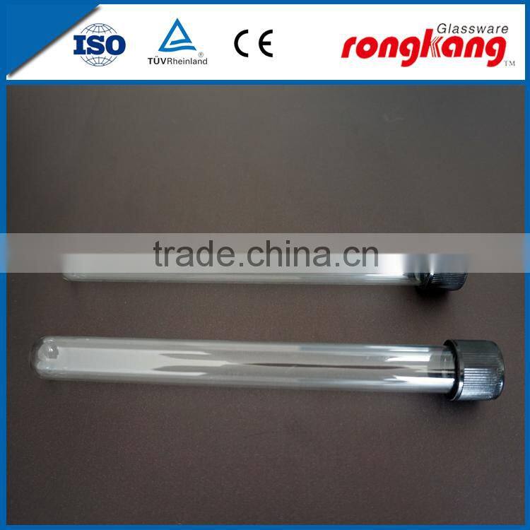 wholesale screw cap glass test tube