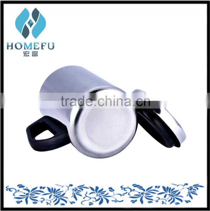 #410/201 SS double-layer creative stainless steel thermal cup/office mug