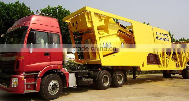 High quality CE certified mobile concrete batching plant