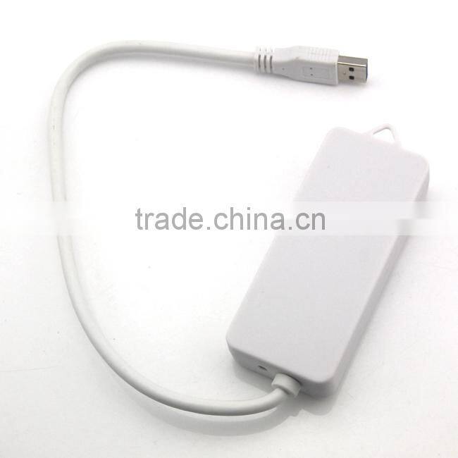 Super high speed computer switch button 4 port usb 3.0 hub