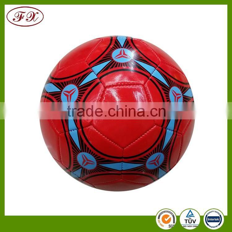 custom color print pvc football soccer ball for Adult/Children
