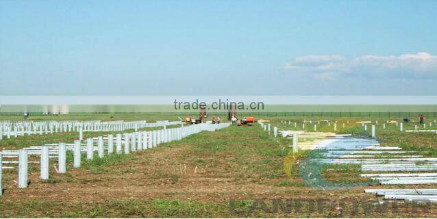 solar ground pole mounting systems