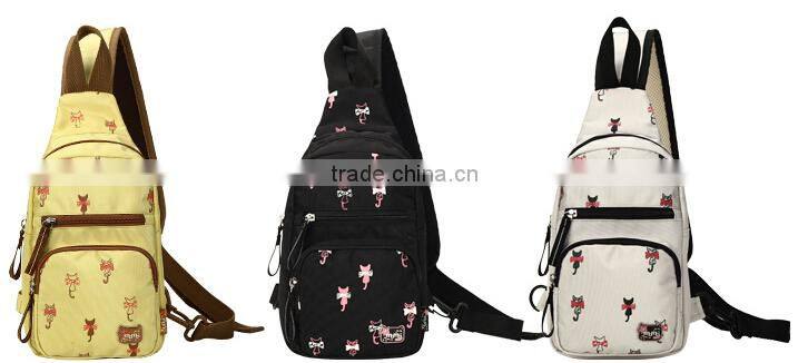 China fatory hot durable single belt backpack