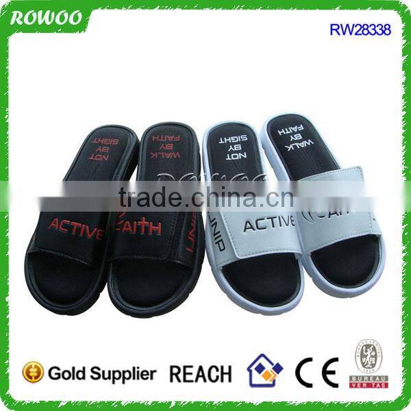 Soft Men Custom China PVC Flip Flops Home sport slipper