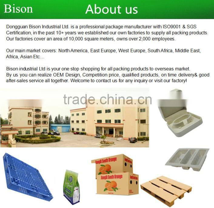 Molded paper pulp packaging