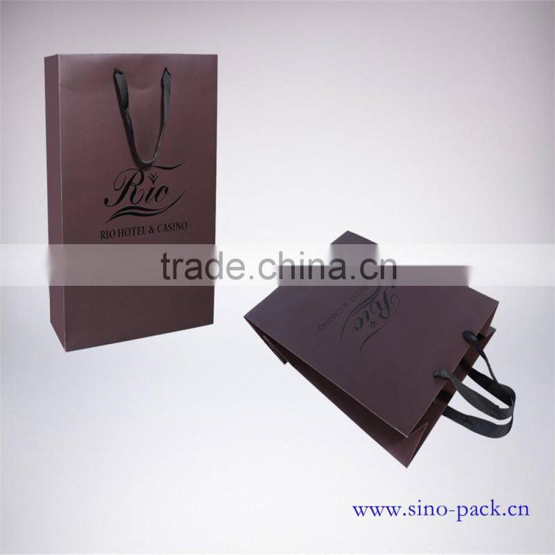 Printed custom made shoping bags fashionable shopping bags