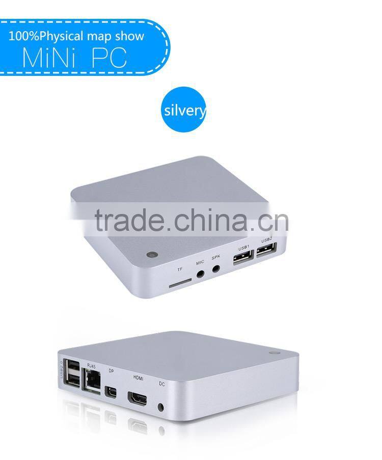 XCY FANLESS EMBEDDED COMPUTER INTEL ATOM Z3735F WITH 2G RAM 32G SSD HTPC NO HEAT LESS HEAT COMPUTER