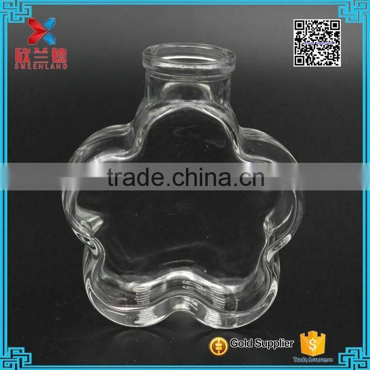 wholesale Gift use empty 120ml star shape wishing bottle with wooden cork