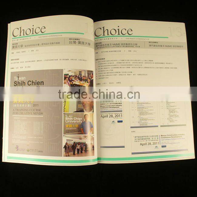 Colorful personalized brochure