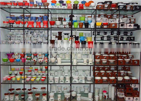 Ceramic Chocolate Fondue Pot, Cheese Fondue Set