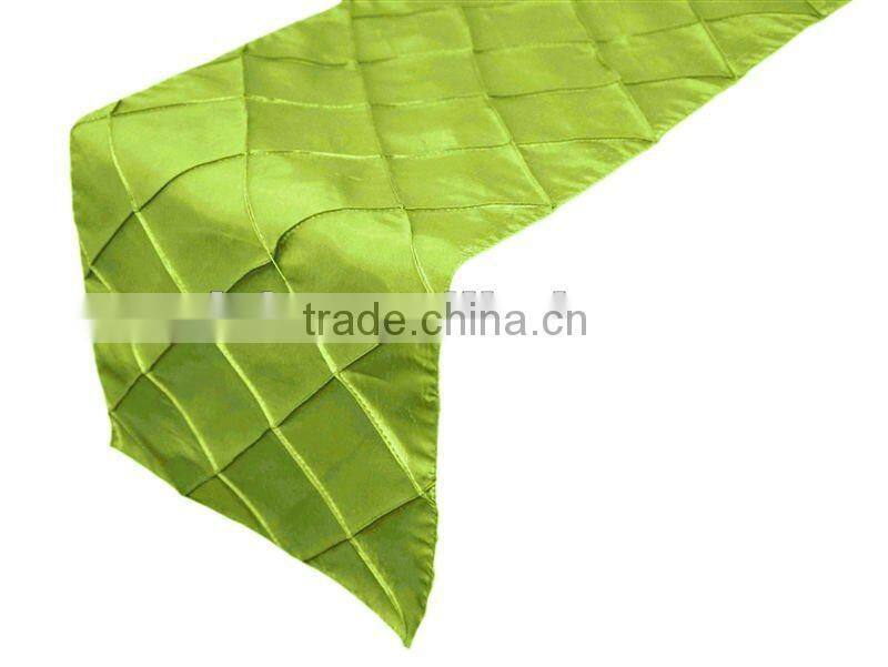 Pintuck table runner,table cloth,chair sash,placemat,napkin,table cover