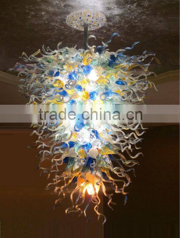 Novosibirsk style hand blown glass chandelier for Restaurant decoration STH9525