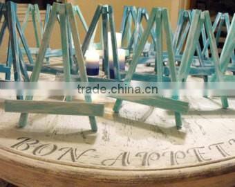 Simple Wooden easel drawing Rack Stand with Custom Color Design