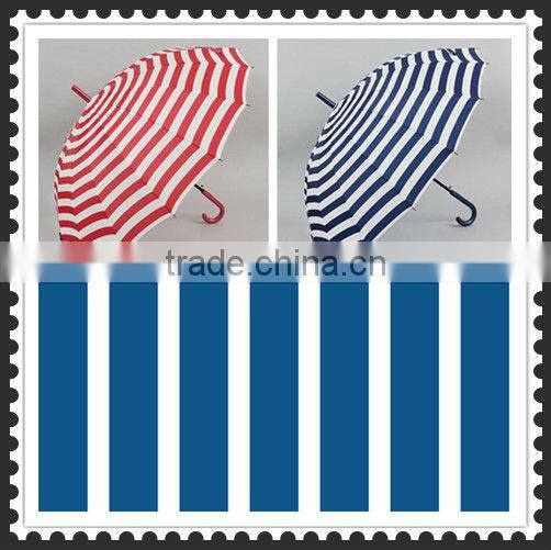 190T polyester black and white stripe printing taffeta umbrella fabric