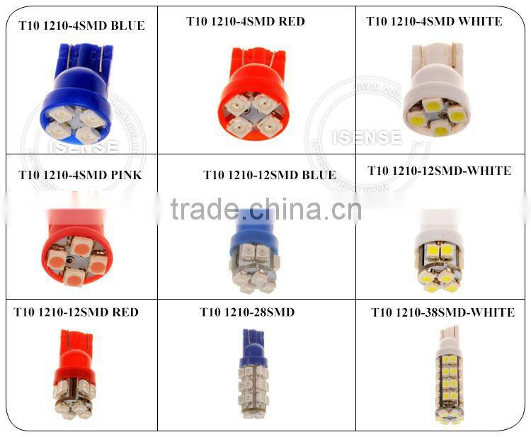 4smd 12smd 28smd 38smd led T10 popular in brazil