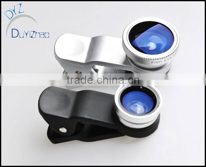 3in1 Wide Angle+Macro+Fish Eye Camera Lens for Mobile Cell Phone