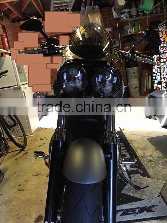 5-3/4" 5.75 Inch Motorcycle Projector Daymarker LED Headlight Insert For Harley Dyna Sportster