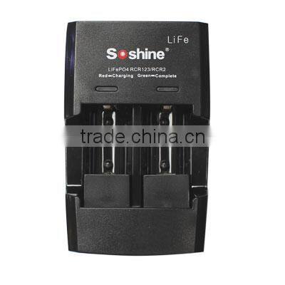 RAPID CHARGER For LiFePO4 RCR123 CR2 3.2V portable battery charger lifepo4 battery charger RCR123 CR2 battery charger