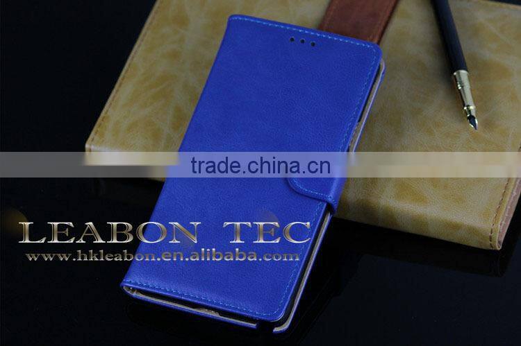 Luxury PU stand wallet filp case for galaxy note 4, leather covers