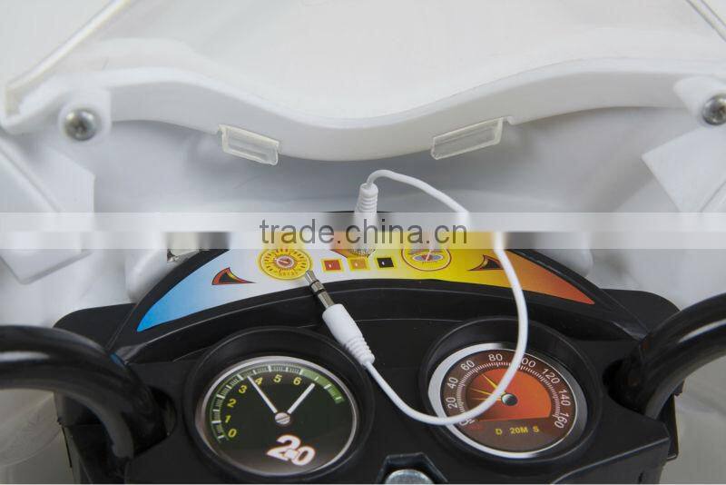 More color choice of lights Kids Electric ride on car three wheels