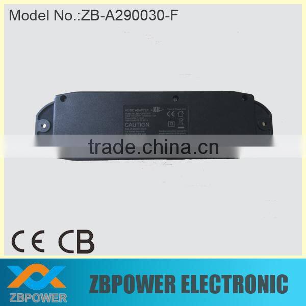 90W high power ac dc adapter; switching adapter; SMPS adaptor;support battery