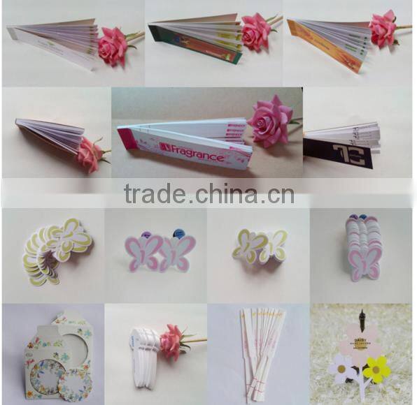 Perfume Testing Paper with embossed logo