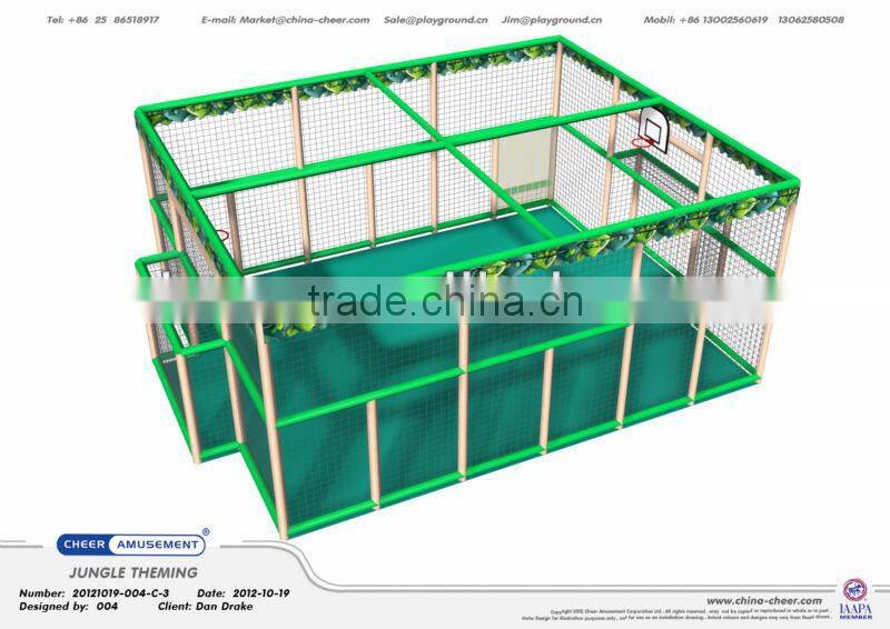 Cheer Amusement jungle Themed kids indoor playground design