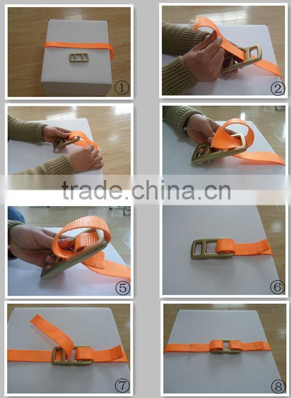 Lashing Strap adjuster/One Time Buckle/One way lashing buckle