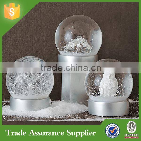 Custom christmas snow globe music snow globe