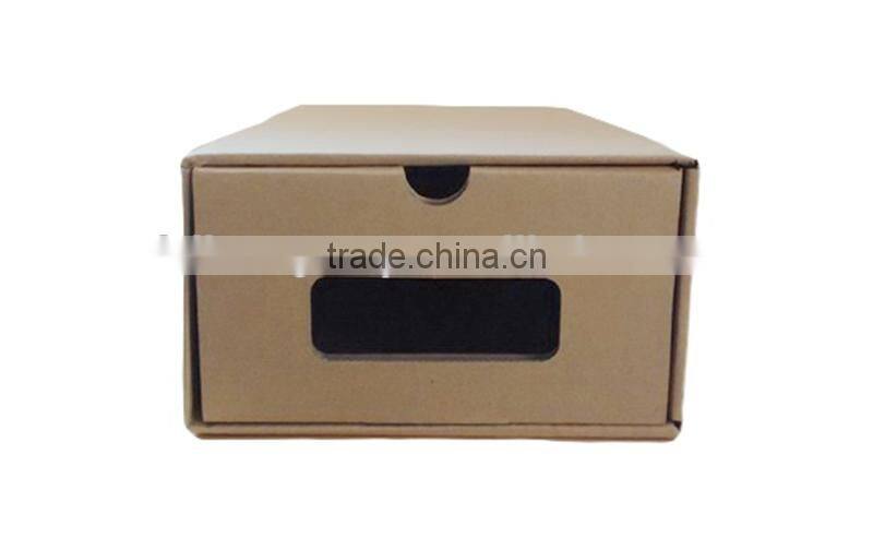 Kraft new design cardboard shoes box design