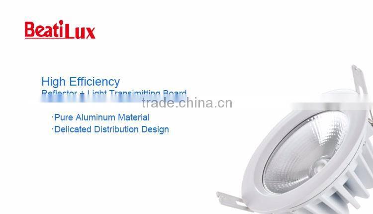 LED recessed ceiling cob downlight crystal 18W square and round Ip65 led light downlight