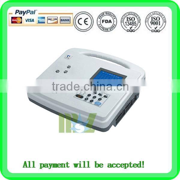 (MSLVE01) Portable veterinary ECG machine use in various animals