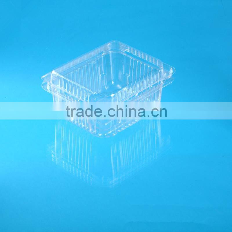 Factory price Disposable Plastic fruit packaging box with lid