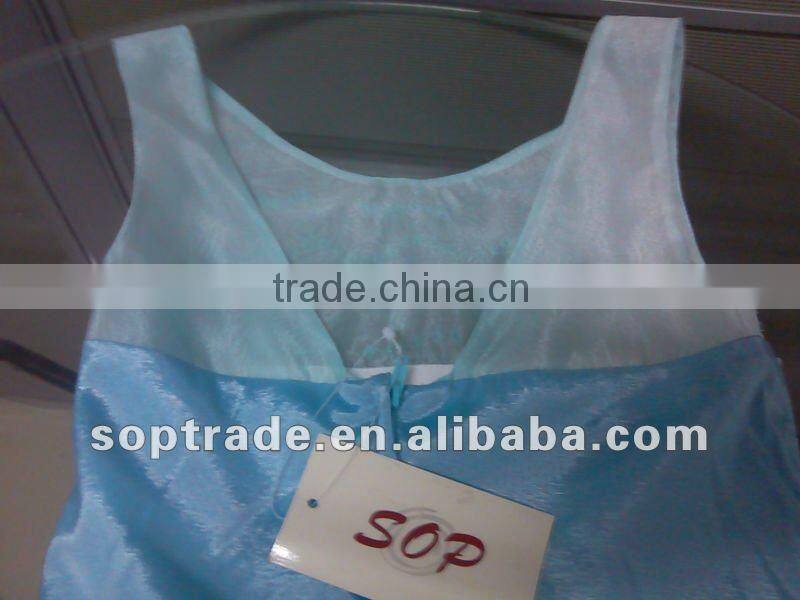 Newly elegant design bare breast party dress and v-back