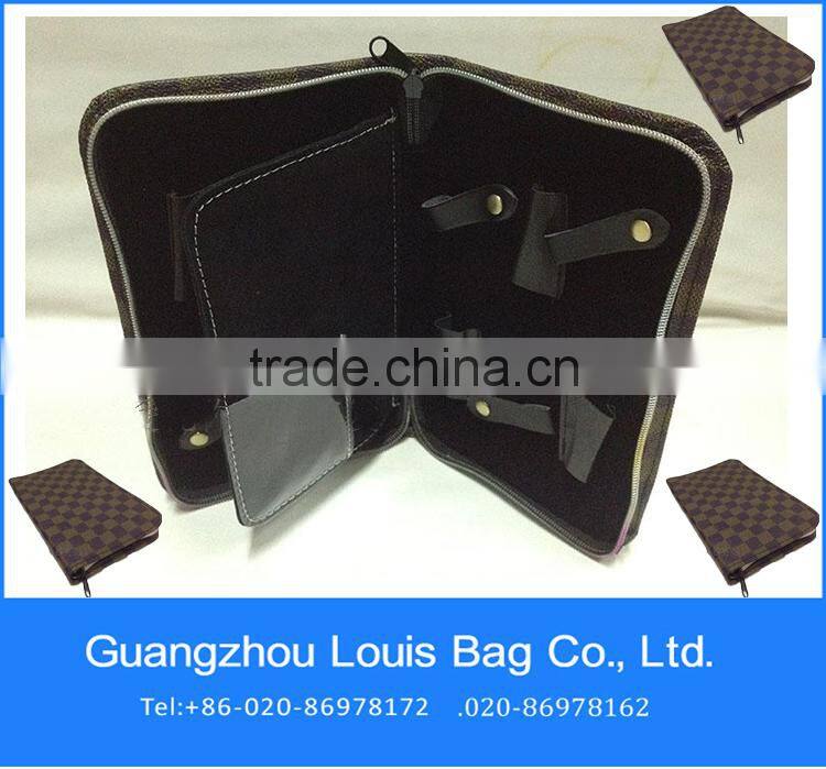 2015 factory customized barber waist bag,barber waist case,barber leather waist bag