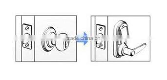 indoor digital lock with mf card key for apartment