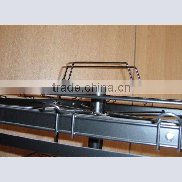 floor metal revolving peg display stand from china factory